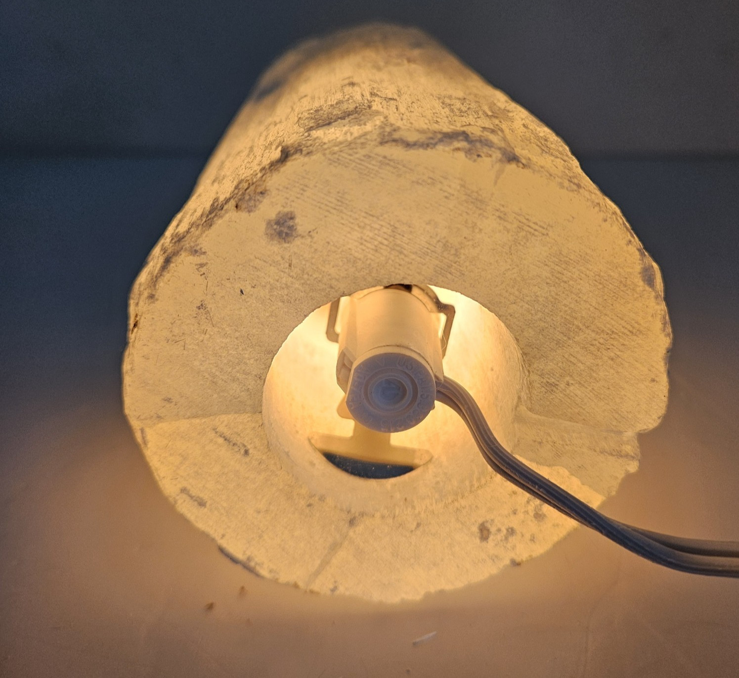 Selenite Lamp 12 inch Natural Stone White Crystal Lamp Gemstone Specimen Reiki