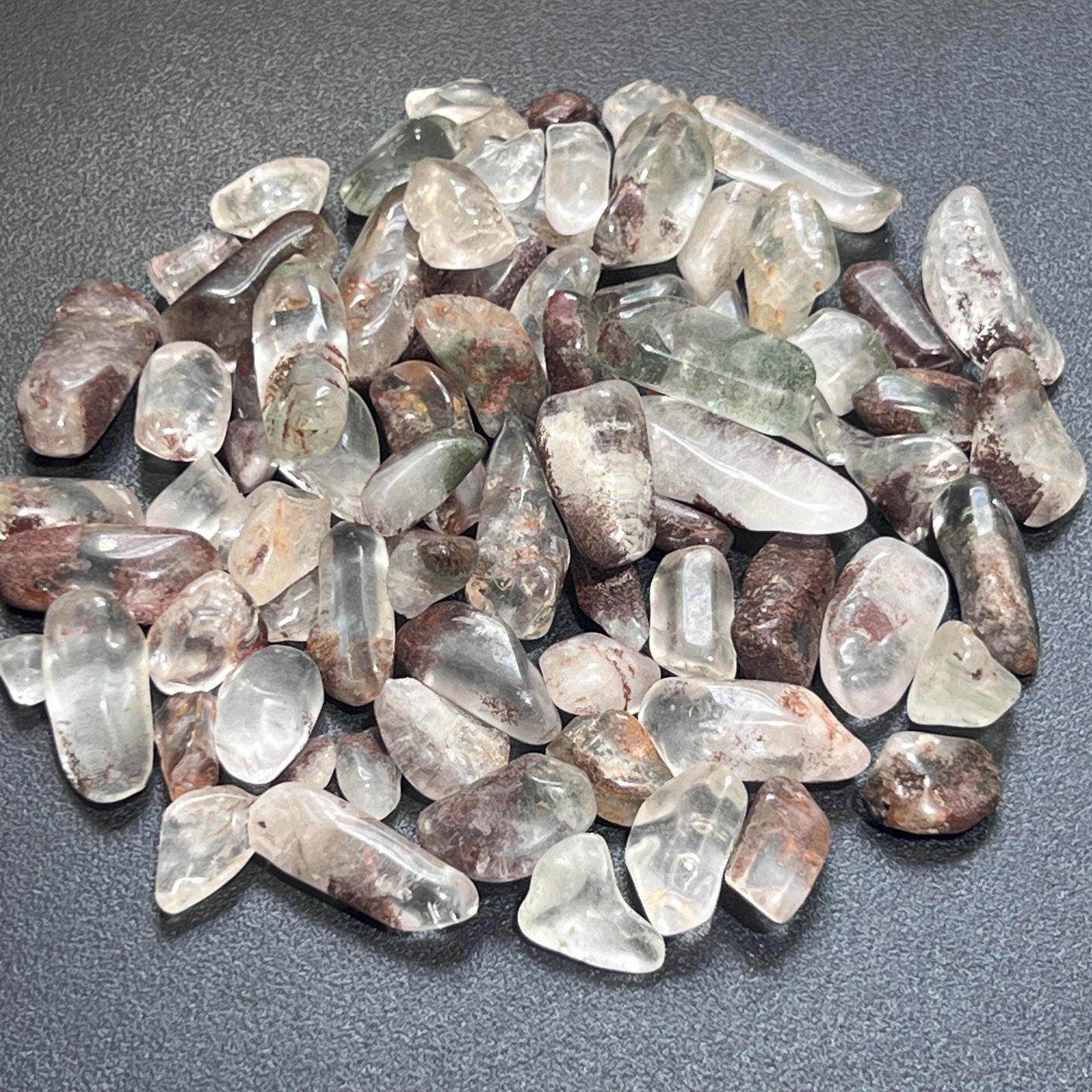 Garden Quartz Crystal Small Tumbled Stones (By The Ounce Or Pound)
