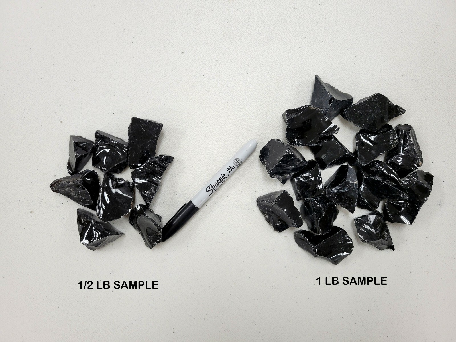 Rough Black Obsidian Crystals Stone Chunks Bulk Raw Natural Healing Gemstones