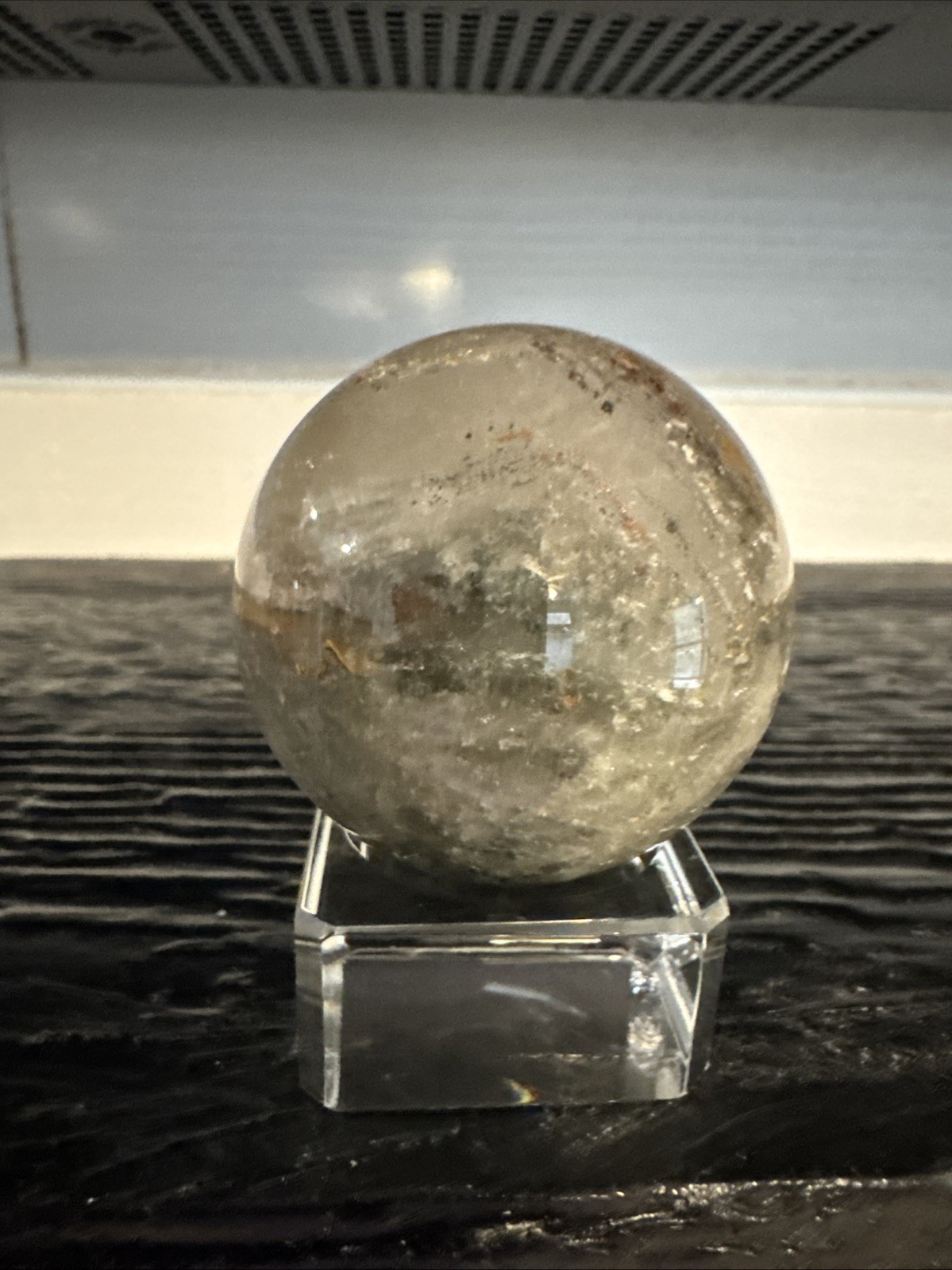 Garden Quartz Crystal Sphere 127 Grams 18 mm