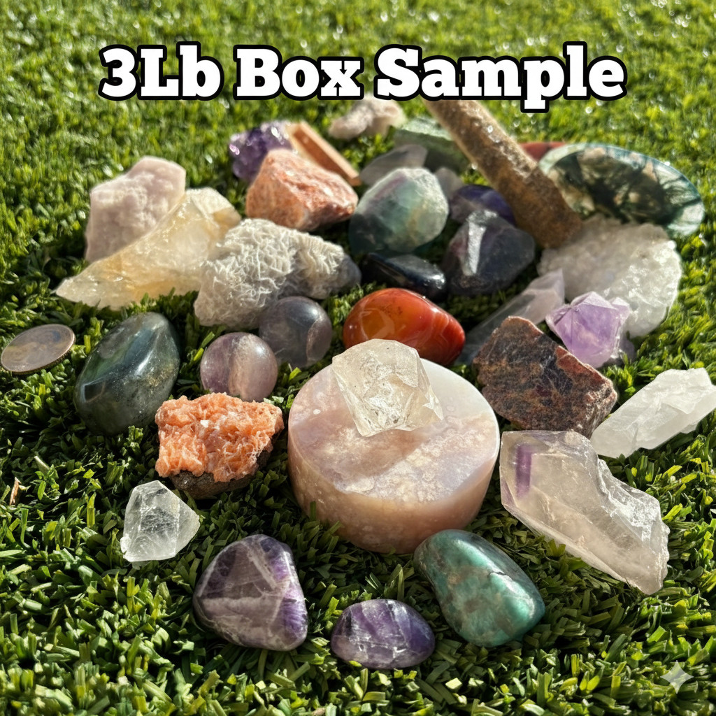 Mystery Crystal Lot Crystal Excellent Value Mixed Mineral Specimen Reiki Gift