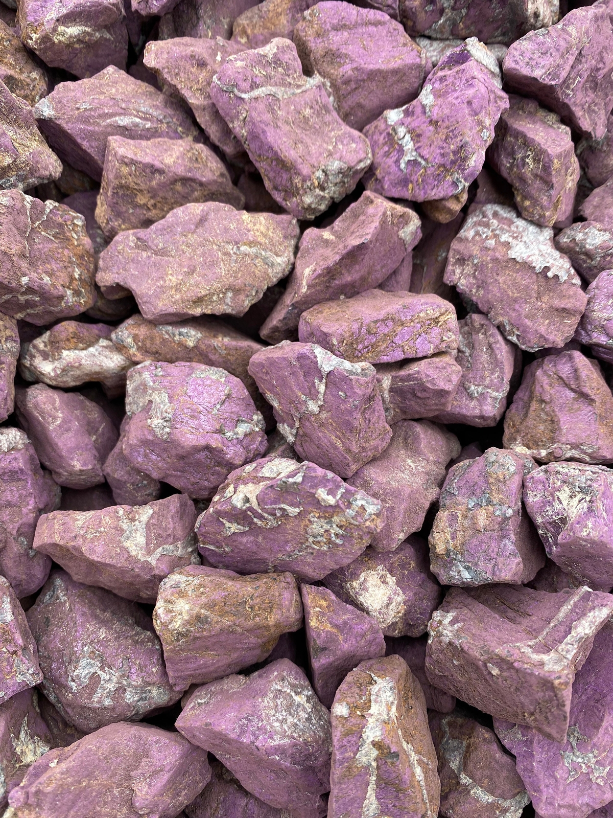 Raw Purpurite Stone (0.5″ – 2″), Natural from Namibia