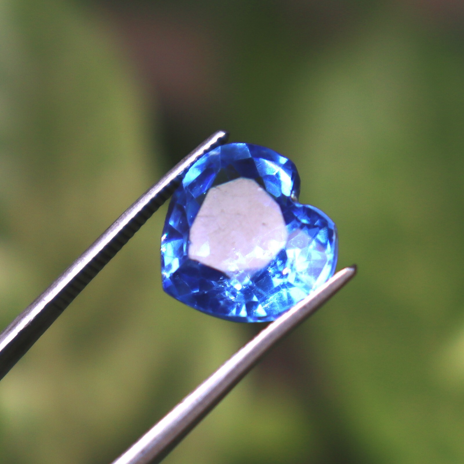 Natural Blue Sapphire Certified Loose Gemstone Heart Shape 9.90 Ct