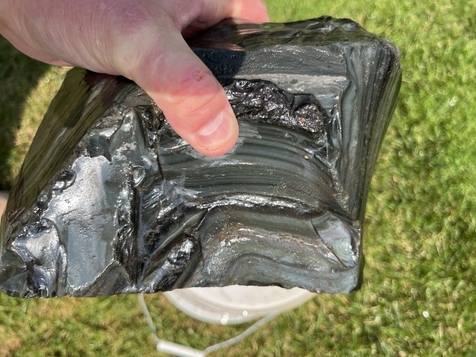 10lb Natural Rough Rainbow Obsidian Crystal Volcanic Stone Mineral Beautiful!