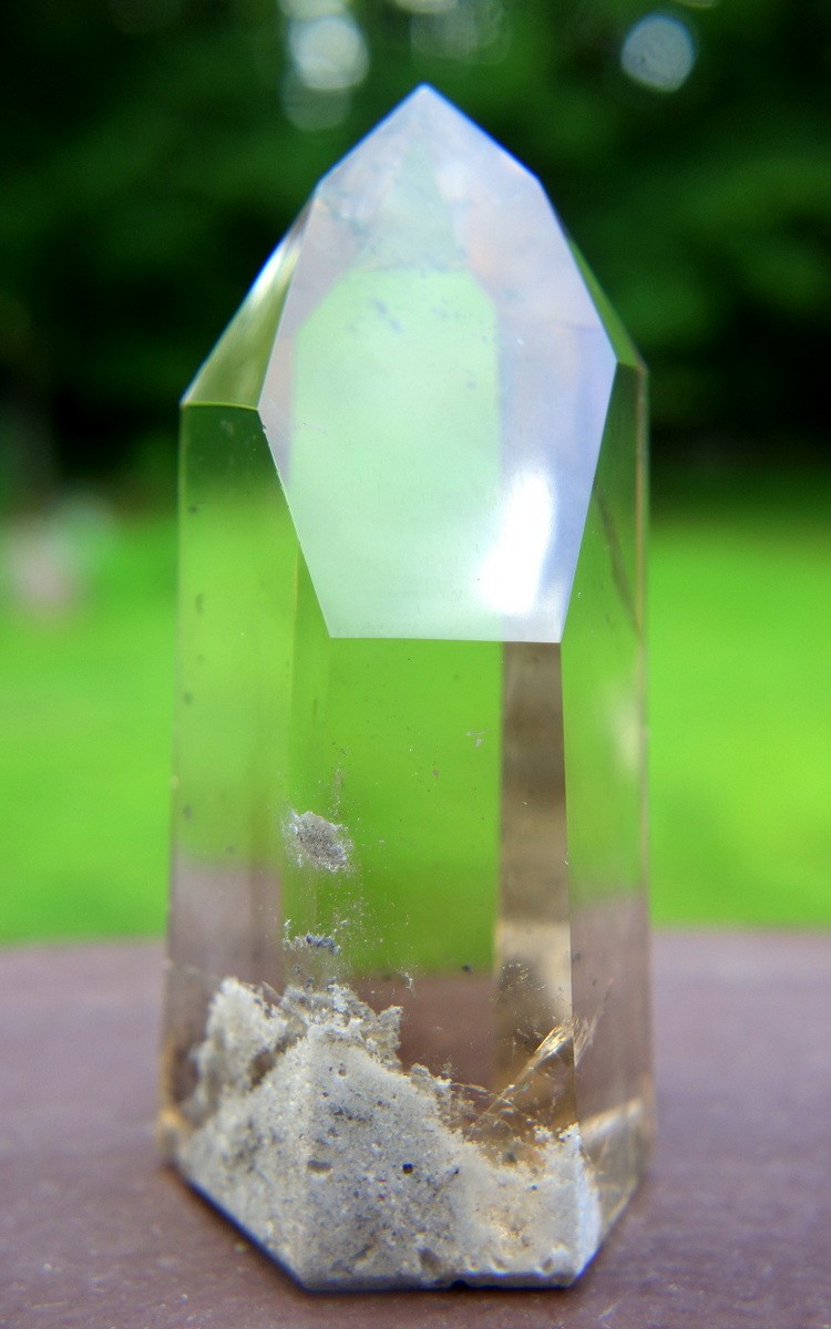 Smoky Quartz Channeling Crystal with Phantom Lodolite Inclusion