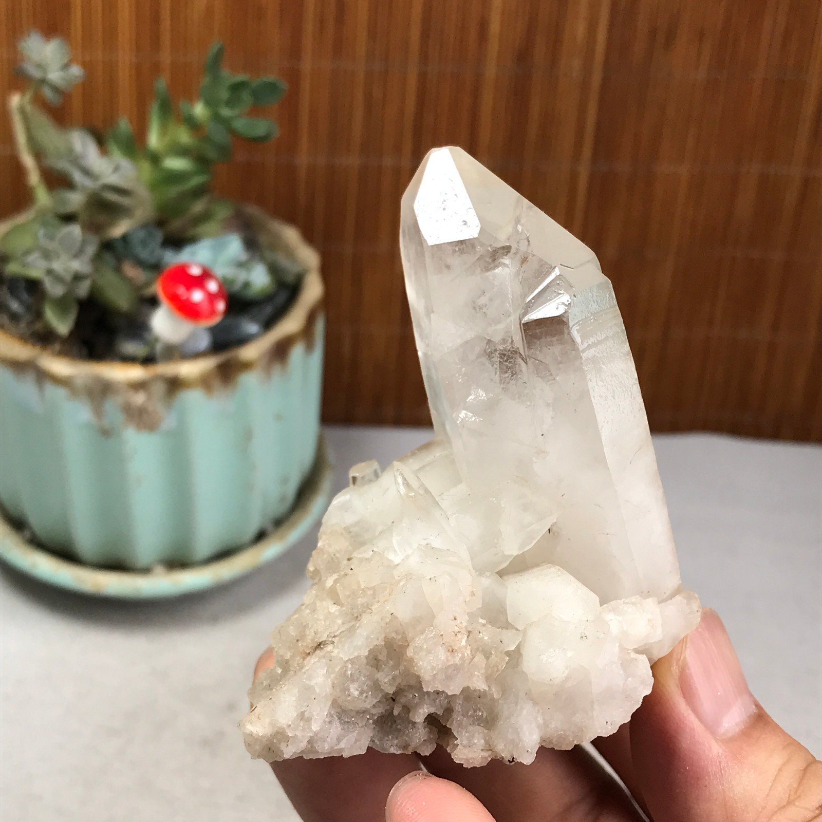 69-62-45mm Natural crystal clusters pretty Quartz Mineral Specimen 123g A6231