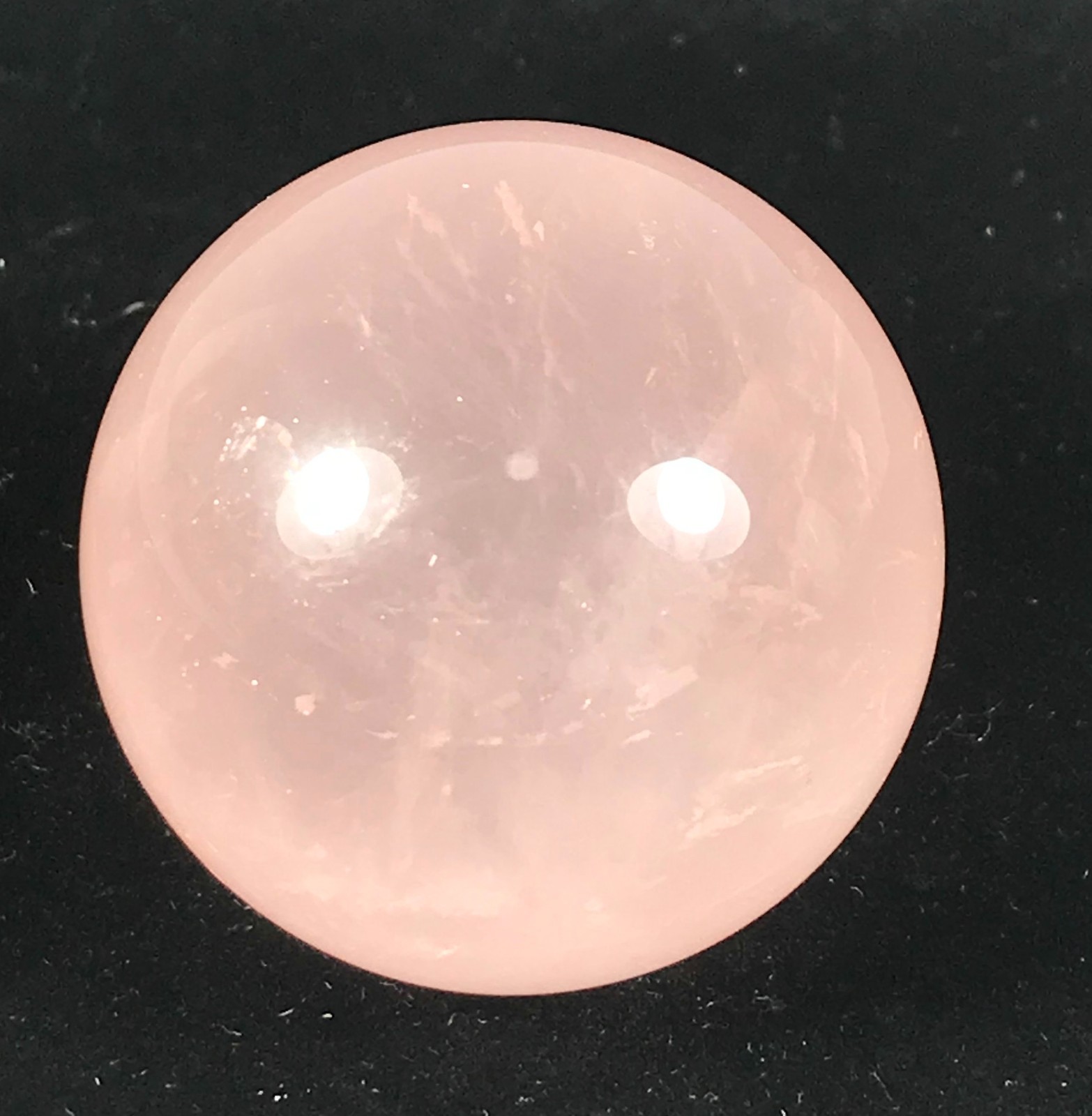 Natural STAR Rose Quartz SPHERE Ball Crystal Reiki Stone Healing