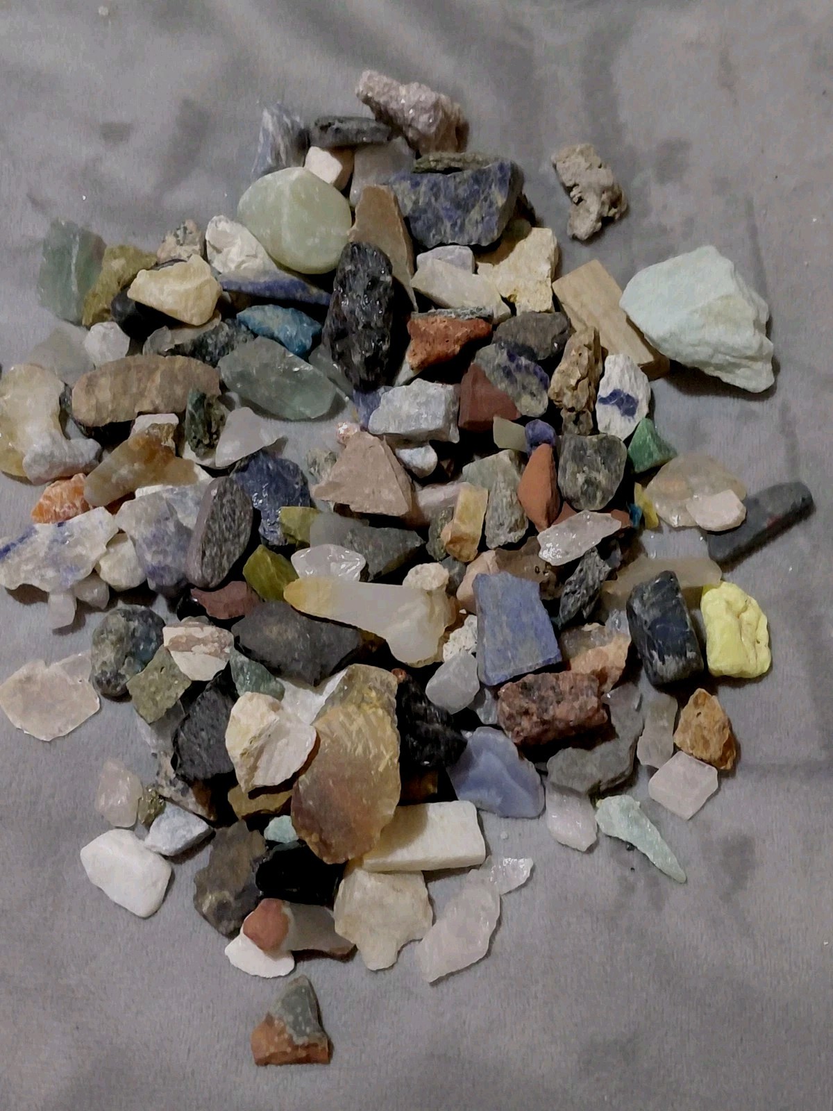 crystals rocks fossils minerals mixed lot Over 2lb