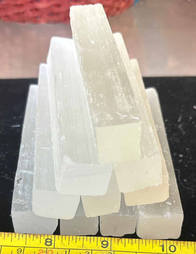 4 inch selenite wands 10 pieces
