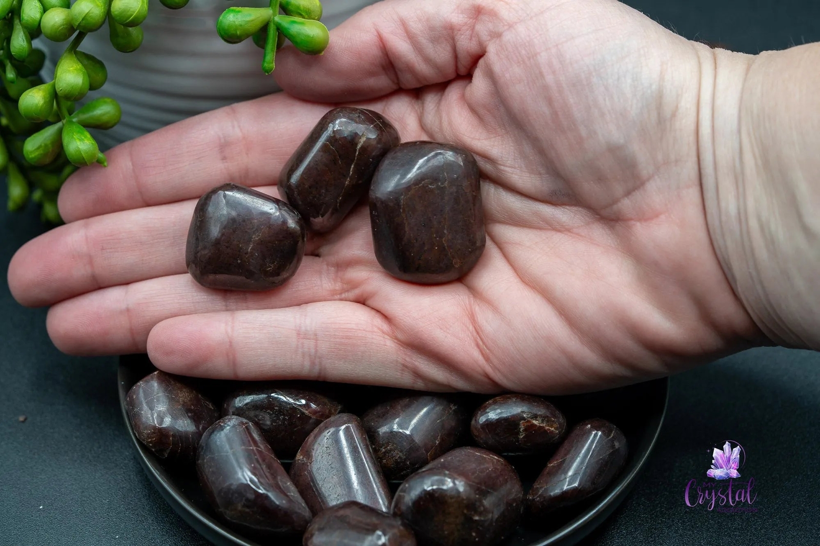 Red Garnet Tumble – from India