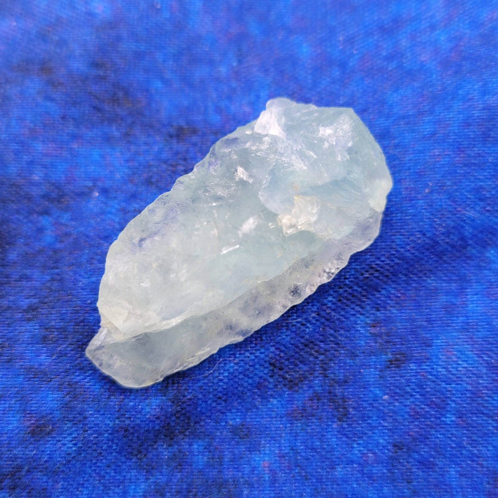 3 UV Glow Reactive Minerals: Ruby, Volcano Agate, Fluorite in Floating Display