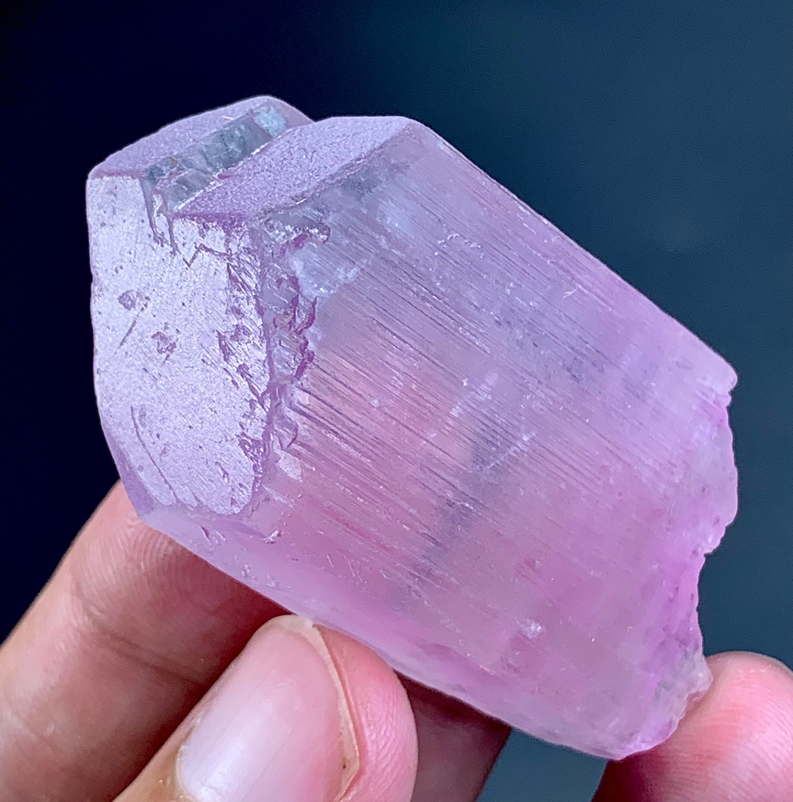 245 Carat Natural Pink Kunzite Crystal Specimen From Afghanistan
