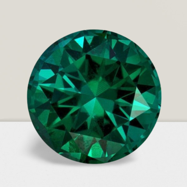 Green Tourmaline Round Cut Gemstone 3.80 Cts – 11 mm Lustrous Loose Gem