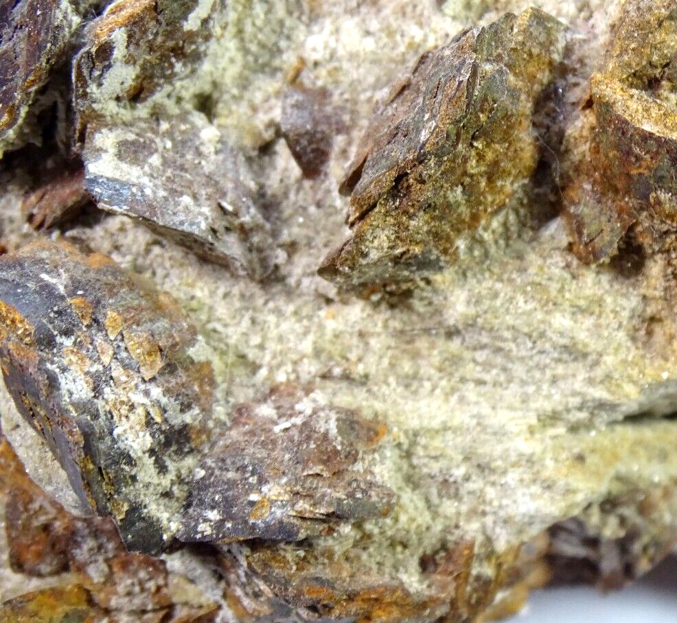 LARGE NATURAL CLUSTER of AXINITE CRYSTALS ON MATRIX – 1.039 kgs 16.5 x 10.5 cms
