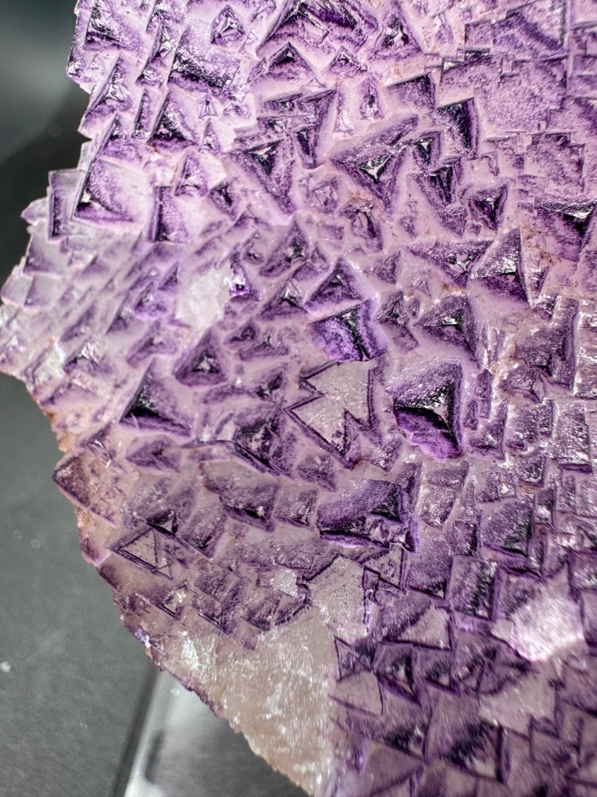 6550 NEW Database Fluorite Purple Triangle Yun Nan 402g