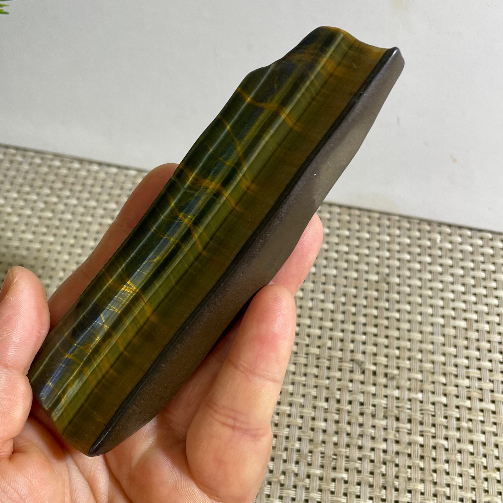 120g Natural tiger’s-eye Rough Raw Stone Rock Specimen Reiki healing