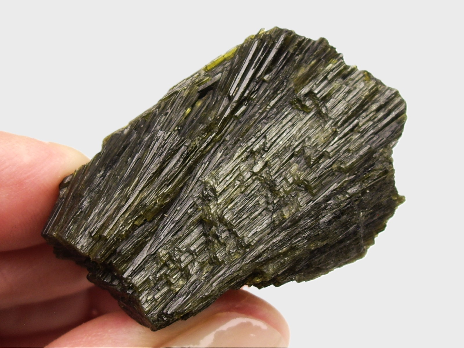Fine Epidote Spray Terminated Crystal Cluster 45.5g