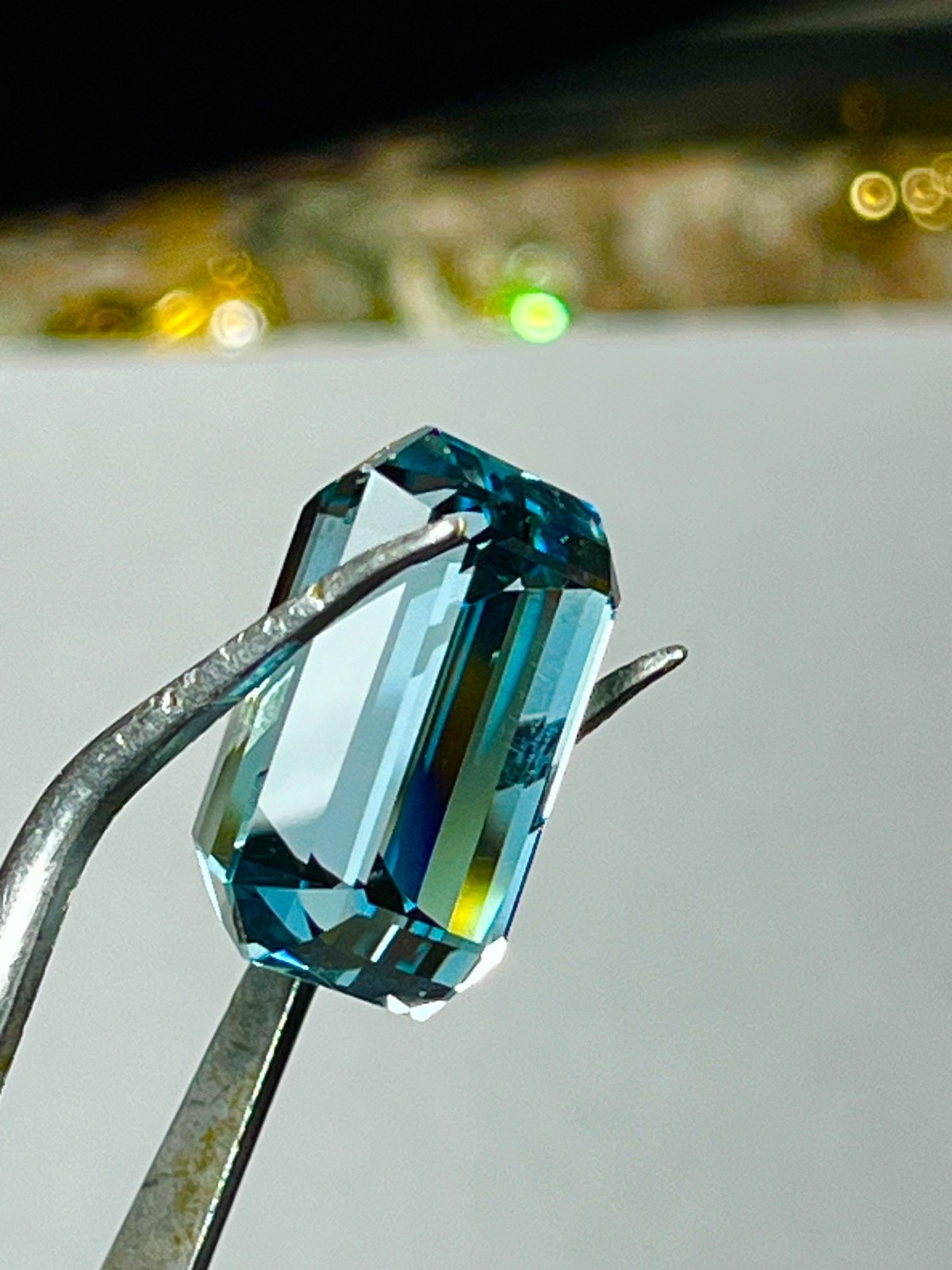 31.04ct Montana Topaz AAA Hand Cut by Master Lapidary (1980s) Large Emerald Cut