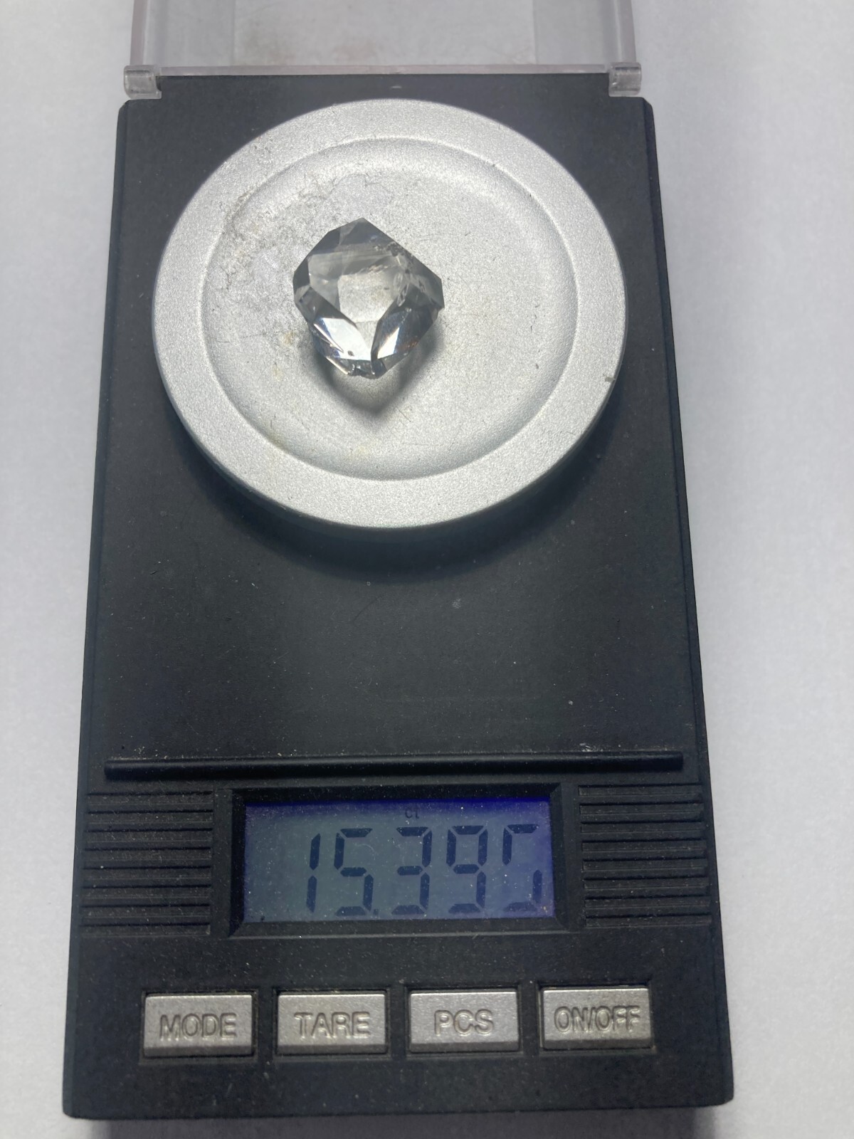 Herkimer NY AA + Diamond NEW TREASURE BOX 18mm x 15mm, 15.38ct sec A2