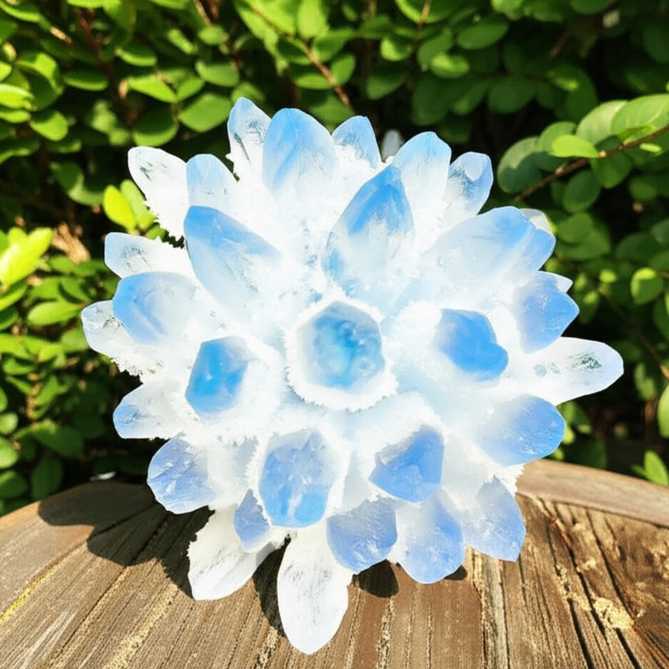 Rare Raw Blue Quartz Crystal Cluster Natural Geode Rough Reiki Healing Decor New