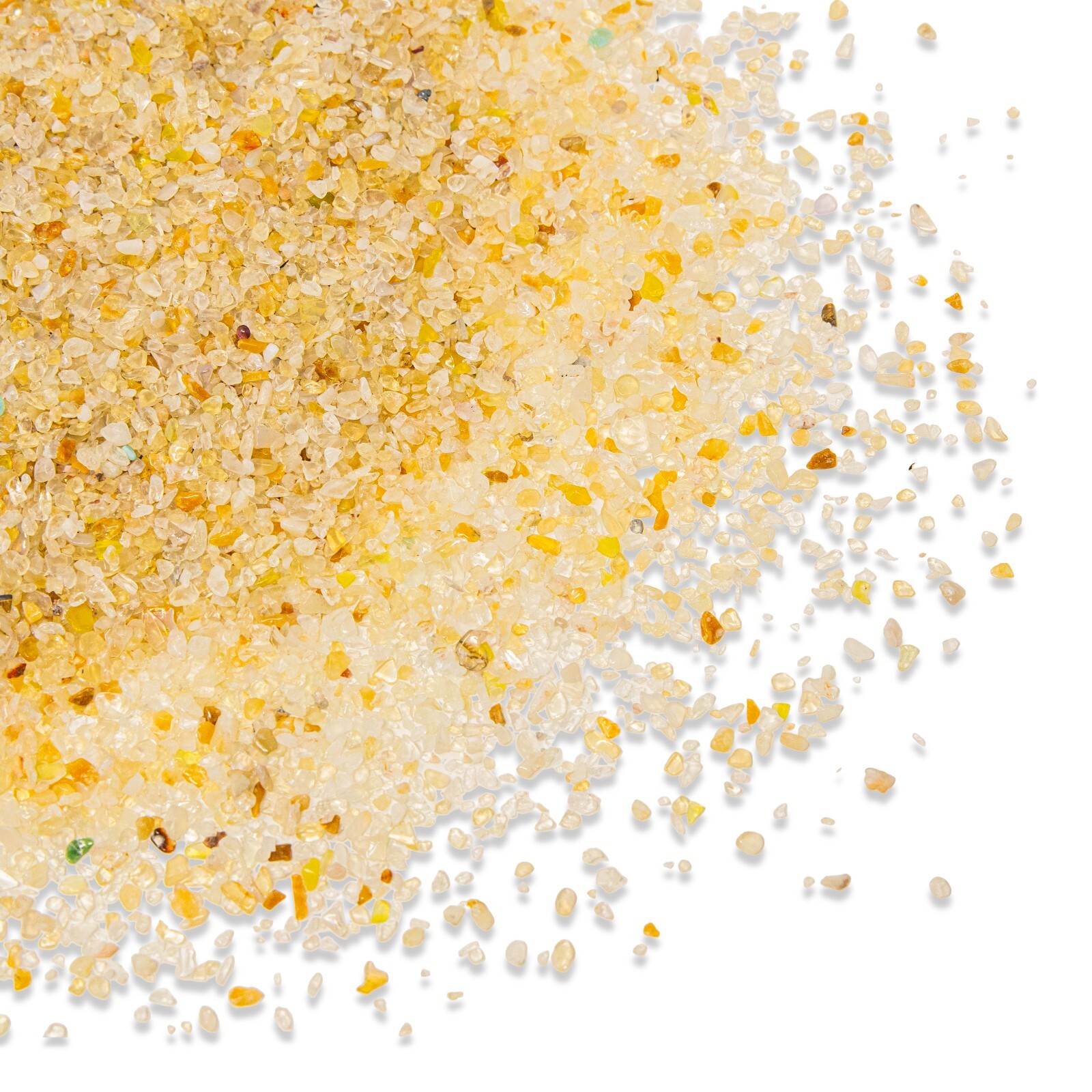 Crushed Citrine Crystal Chips Tiny Pieces Bulk Gemstones for Crafting Jewelry