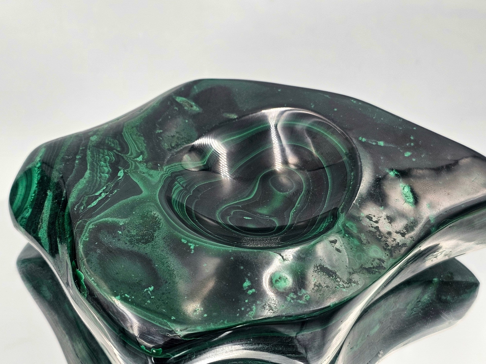 Malachite Crystal Bowl (#1)