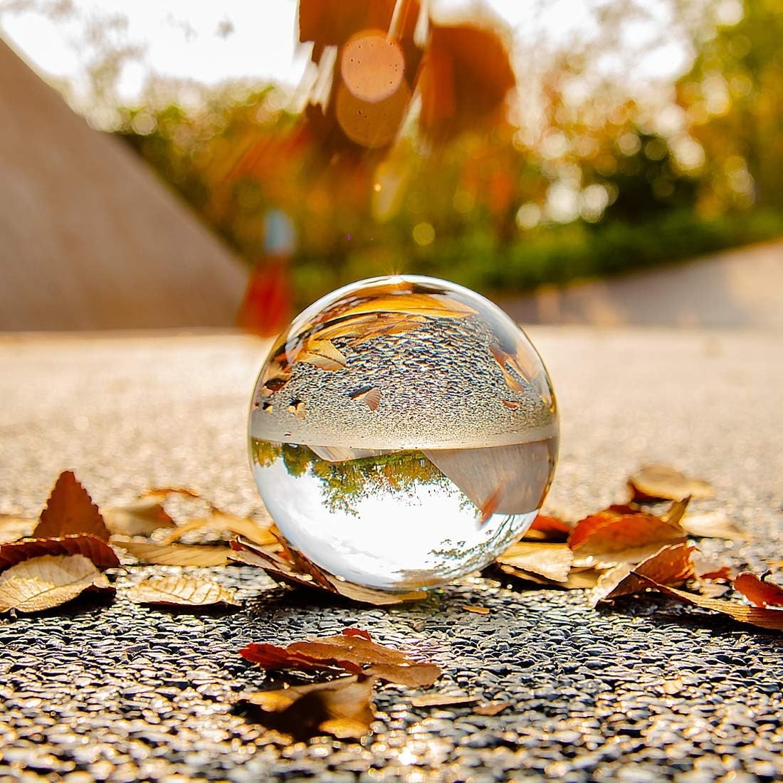 4.7 Inch Clear Decorative Crystal Sphere with Free Stand – Great for Photography