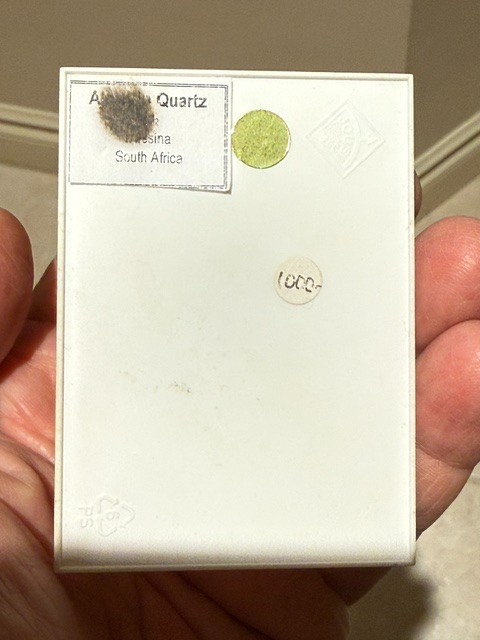SEE VIDEO: RARE AJOITE INCLUDED QUARTZ CLUSTER, MESSINA MINE ,SOUTH AFRICA