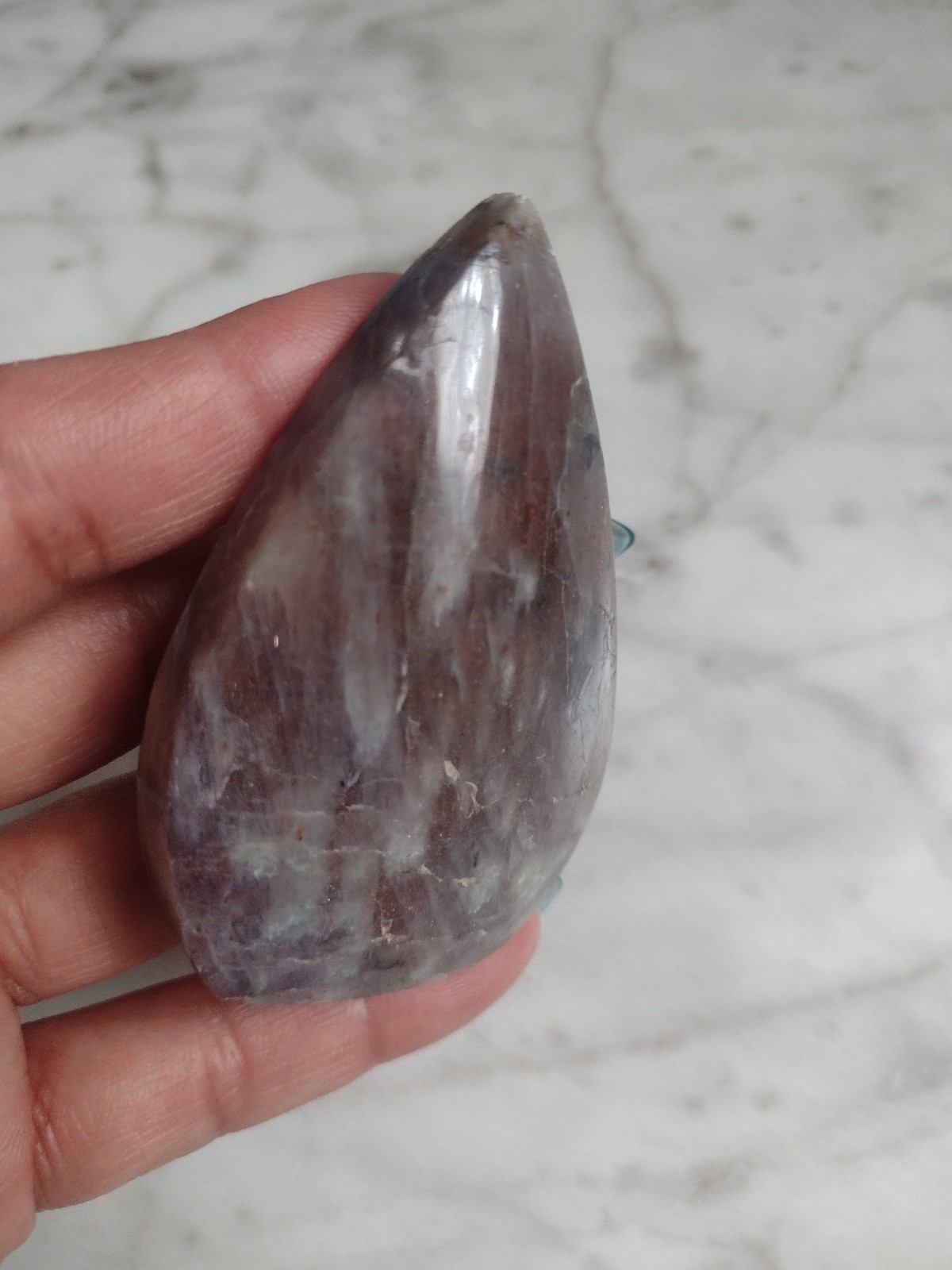 Bloodshot Iolite With Sunstone Teardrop Sun Stone Free Form Crystal Stone A