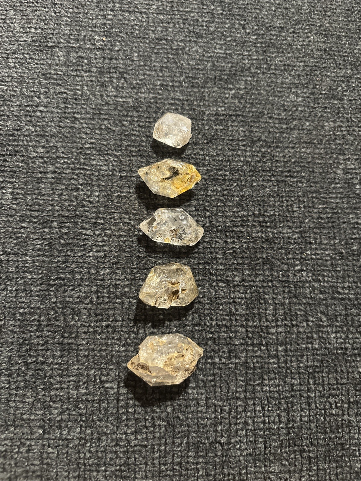 Herkimer Diamond Quartz Crystals Mixed Lot High Quality 10pc 2.01oz Combined