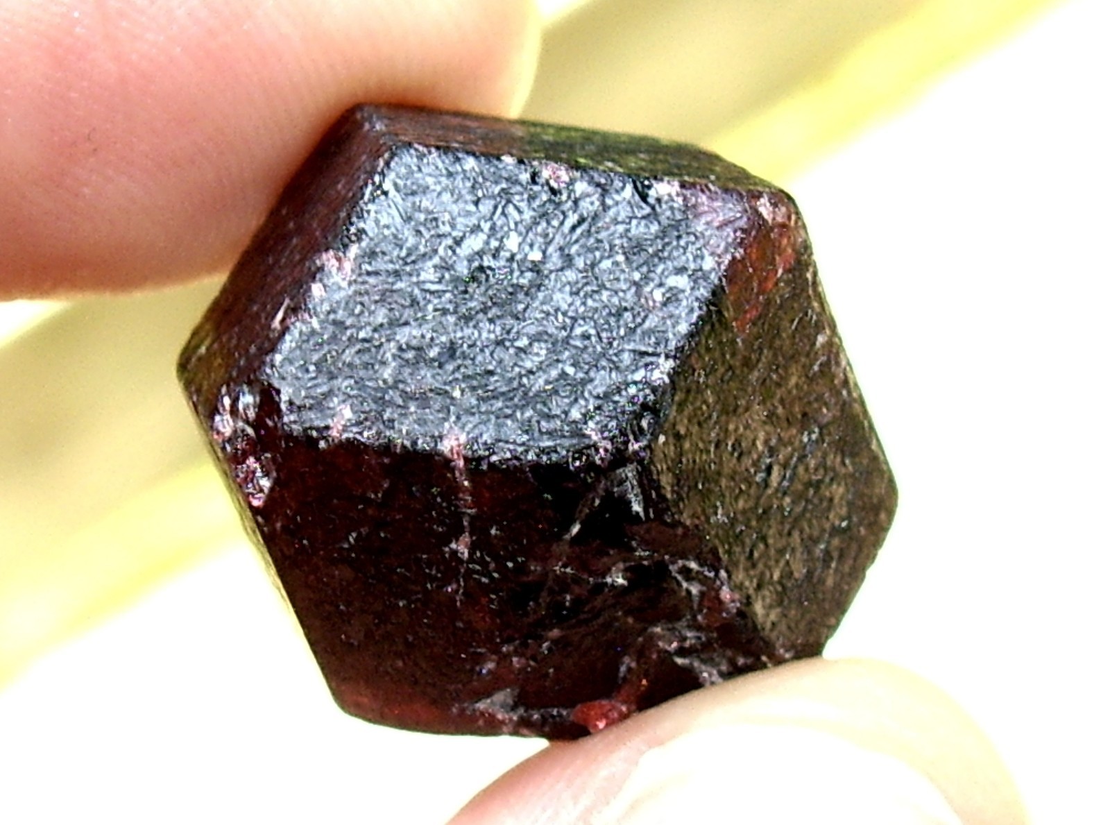 Deep Red Medium Large Almandine Garnet Crystal 29.2g