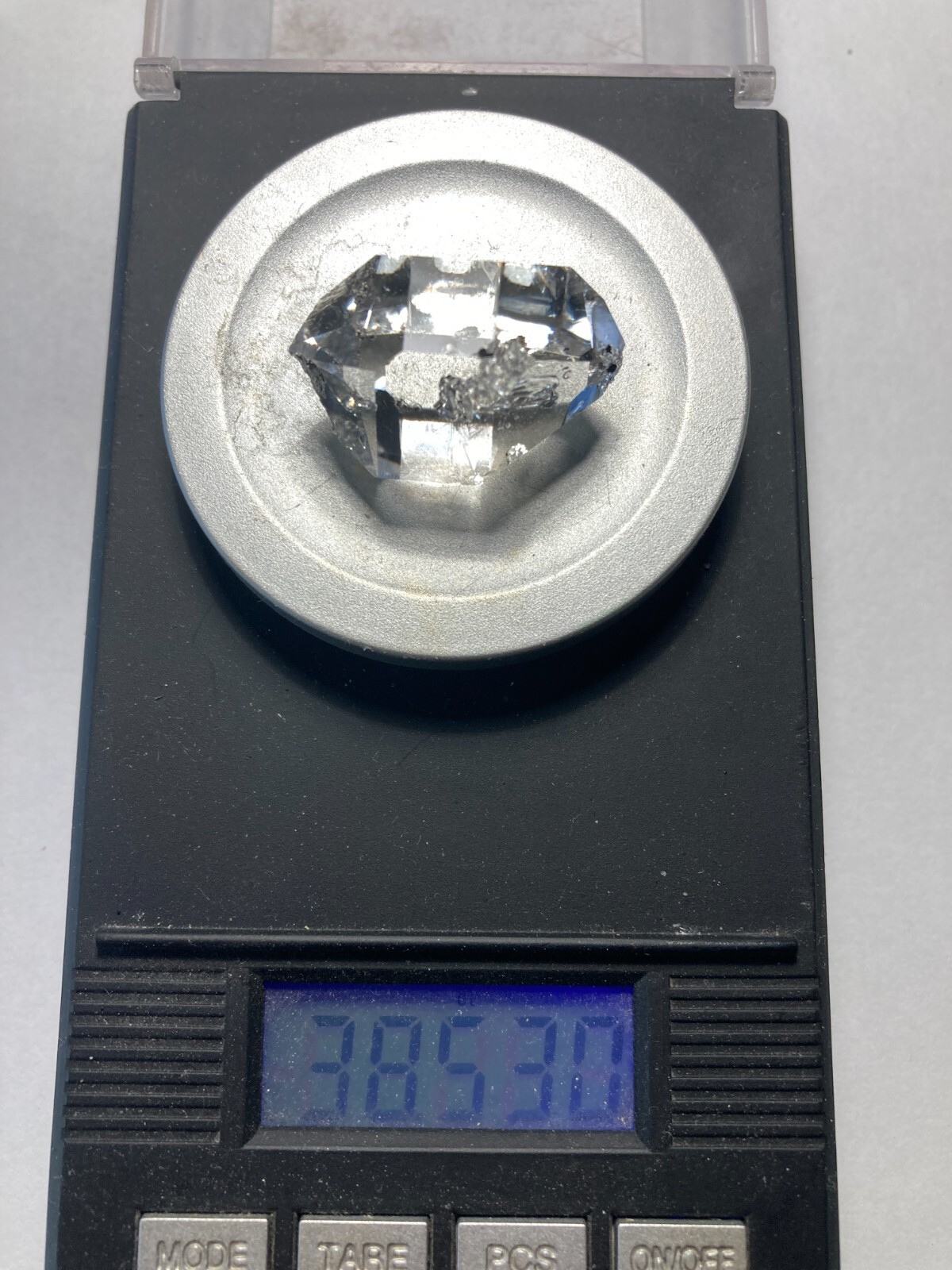 Herkimer NY AA + Diamond NEW TREASURE BOX 26mm x 17mm, 38.52 ct sec A3