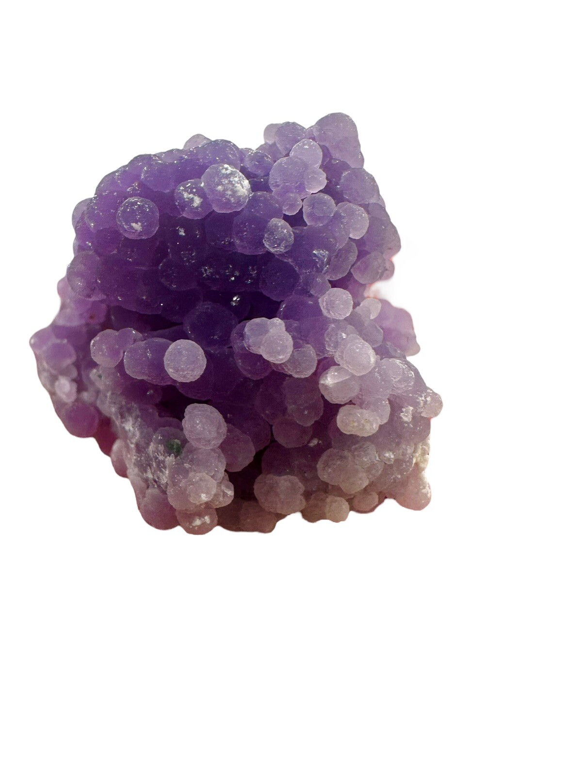 Blue& Purple Iridescent Grape Agate Cluster Mineral Specimen Crystal Botryoidal
