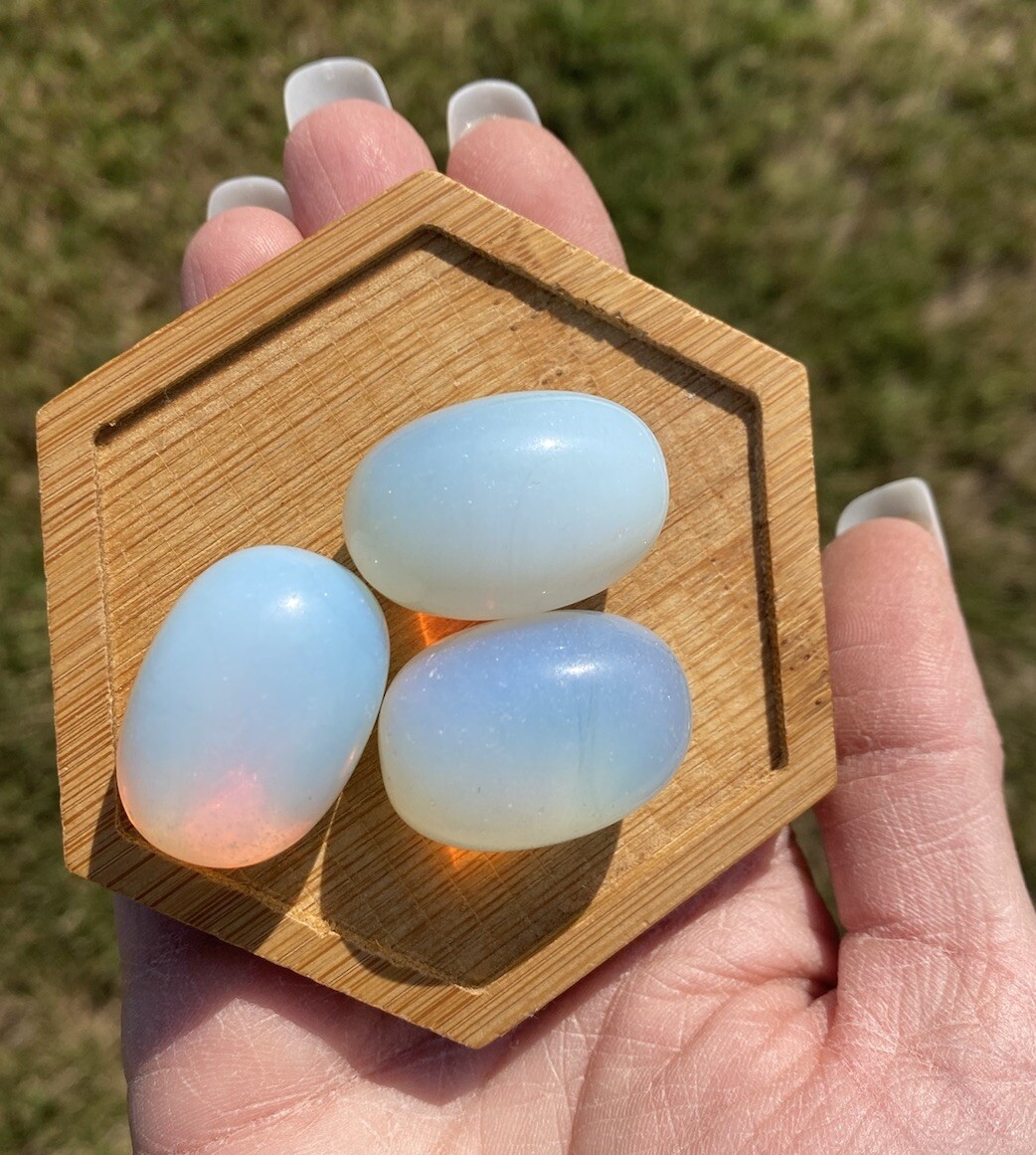 3 Large Opalite Tumbles