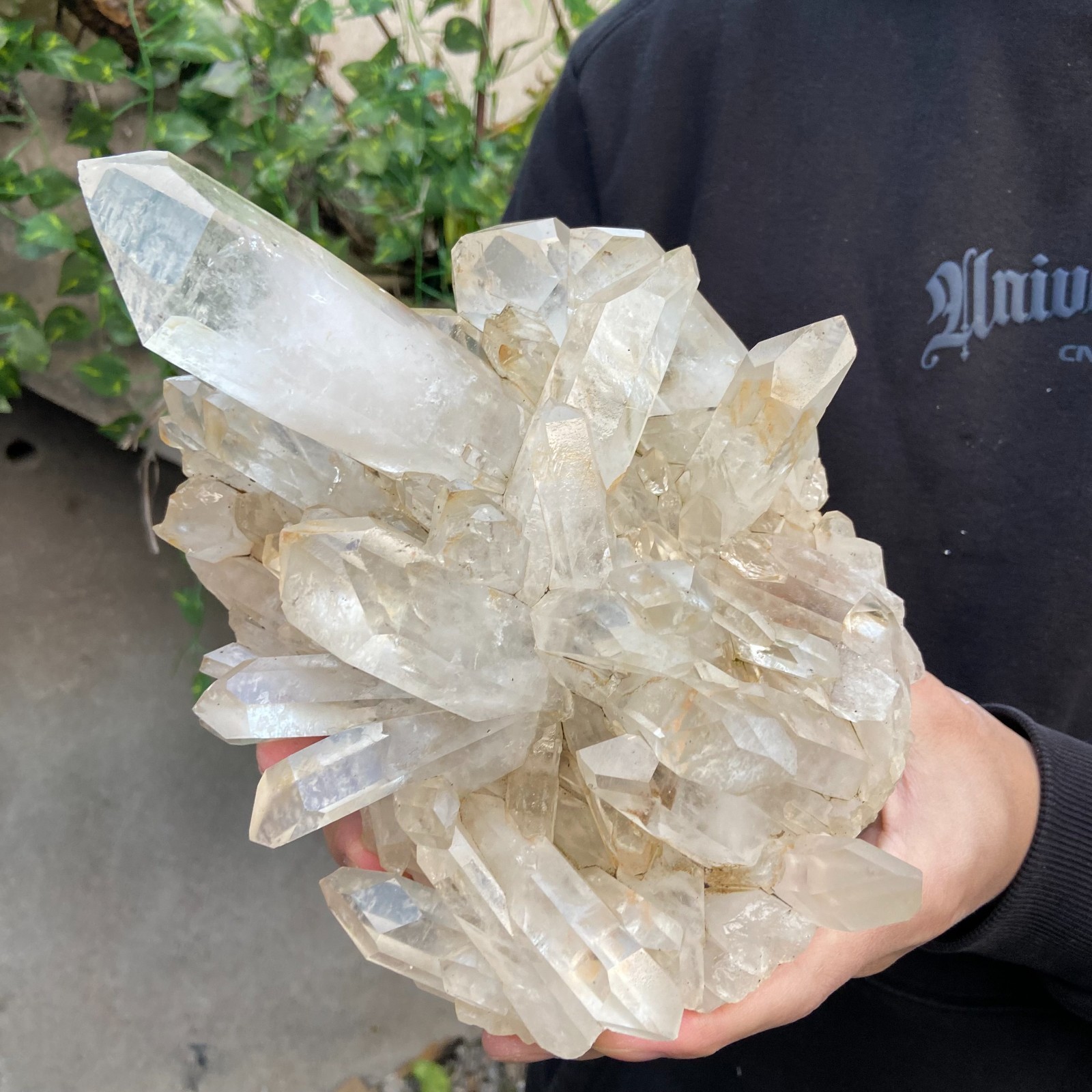 5.2LB Natural Clear White Crystal Quartz Cluster Rough Healing Specimen