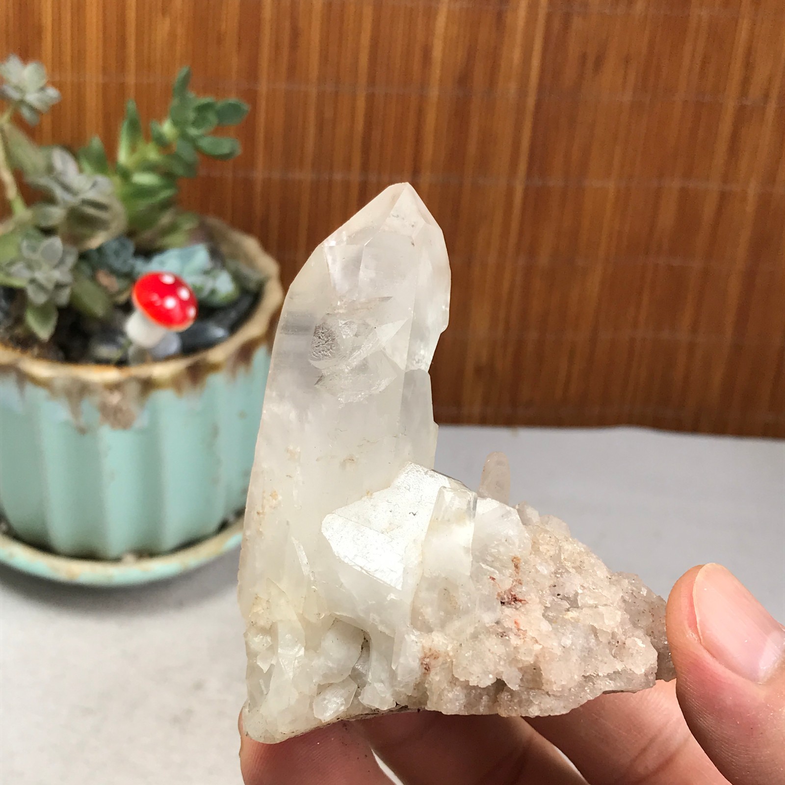 69-62-45mm Natural crystal clusters pretty Quartz Mineral Specimen 123g A6231