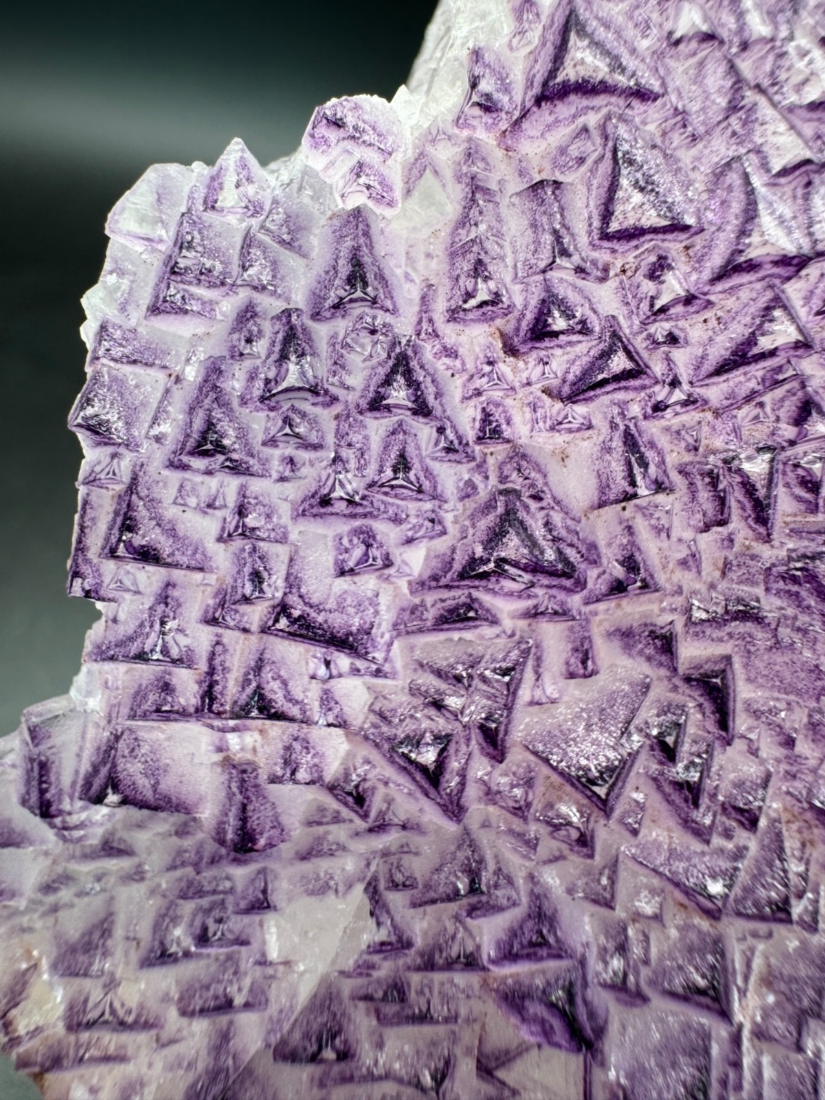 6550 NEW Database Fluorite Purple Triangle Yun Nan 402g