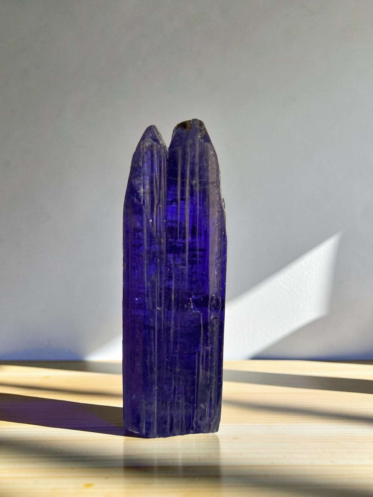 AAA Natural Tanzanite Crystal From Merelani Hills Collector’s Choice 19.5 Carats