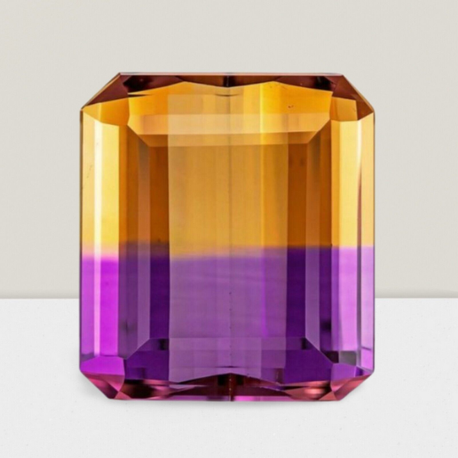 Ametrine Octagon Cut Gemstone 0.61 Cts – 6×4 mm Flawless Loose Gem