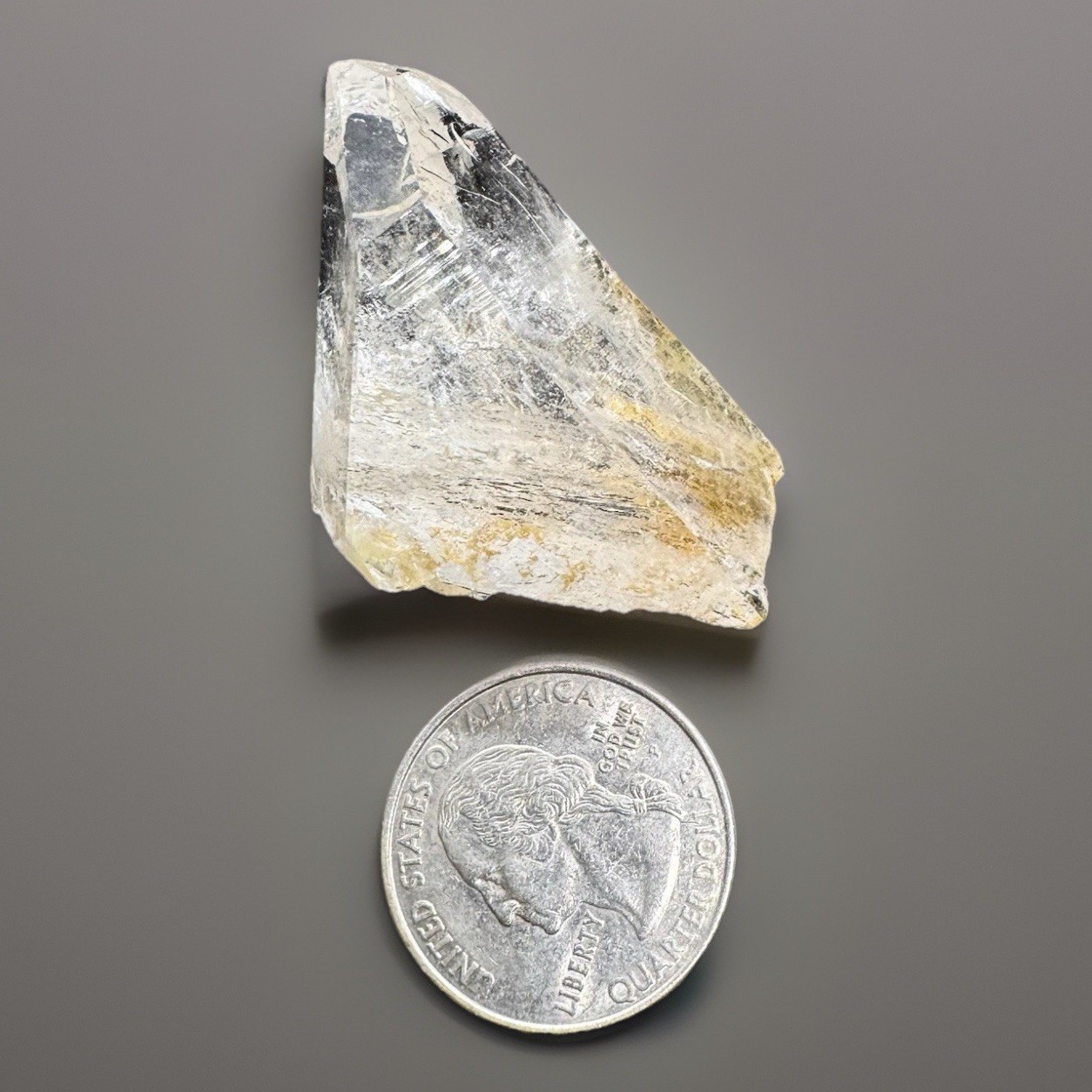 “Golden Triangle”Ganesh Himalayan Nepal Quartz Nirvana Record Keeper Crystal