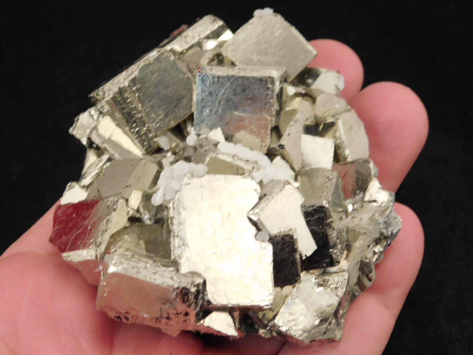 LARGER! PYRITE Crystal CUBE Cluster 100% Natural Huanzala Mine Peru 414gr