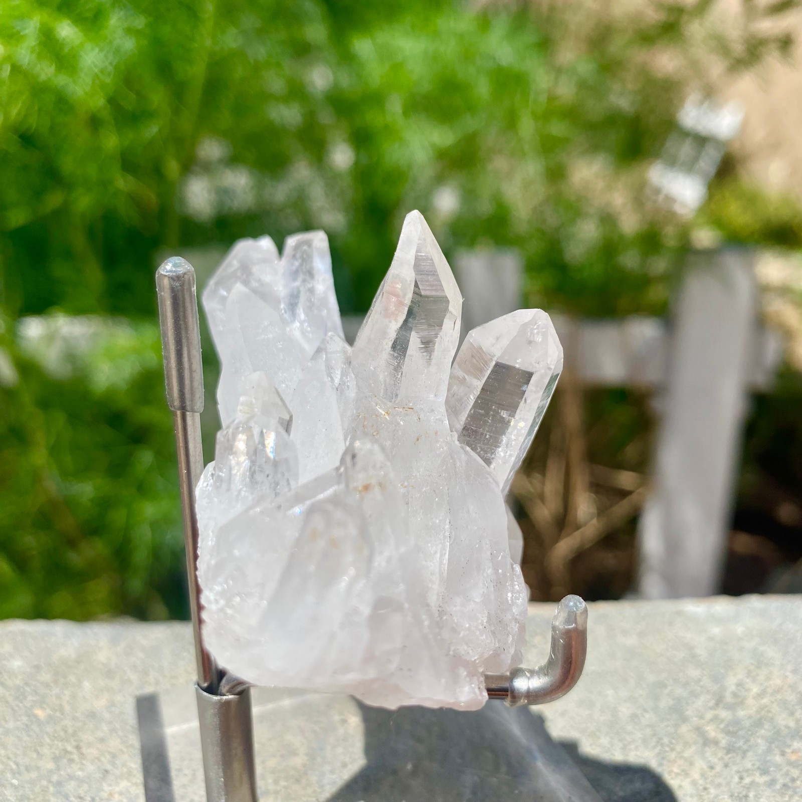 71G A+++Large Natural white Crystal Himalayan quartz cluster /mineralsls