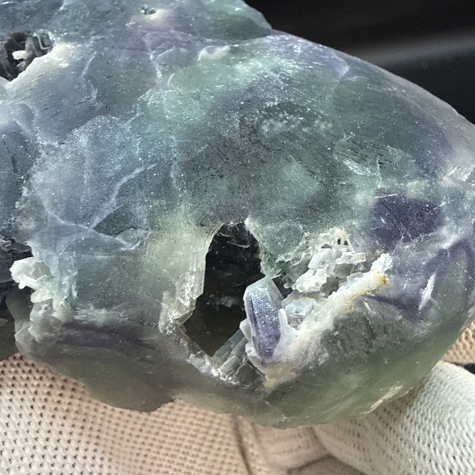 Multi-Colored Natural Faced Cubic Flourite Heart Specimen! Minerals, Crystals!