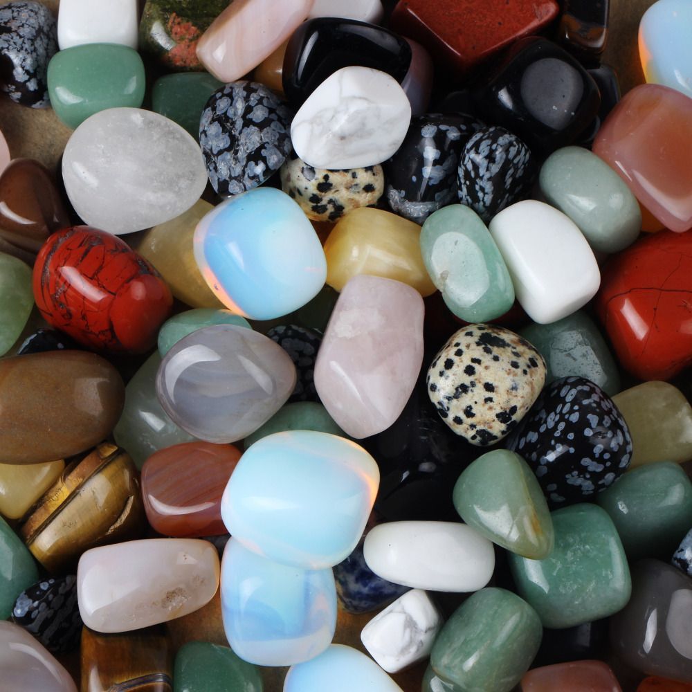 200g Assorted Mix Tumbled Stone Healing Reiki Chakra Gemstone Home Garden Decor