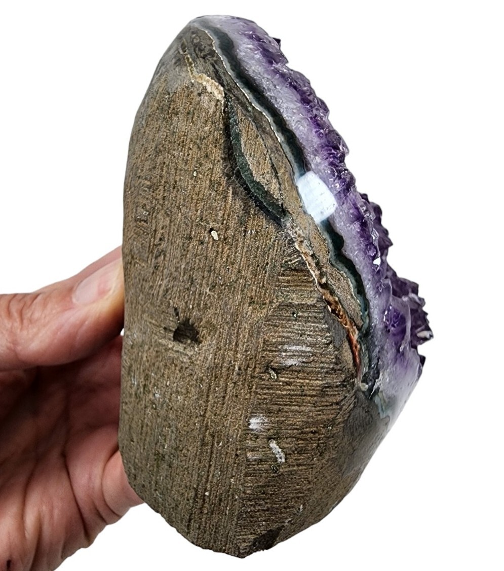 Amethyst Crystal Polished Freestand Brazil 1lb 8oz.