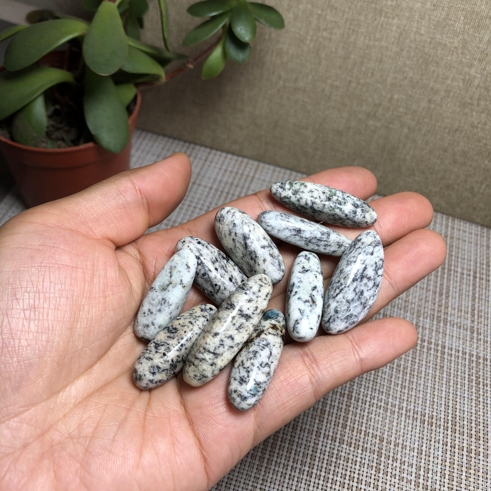 10Pcs NATURAL k2 gemstone crystal Polish specimens Tumbled 62g A3020