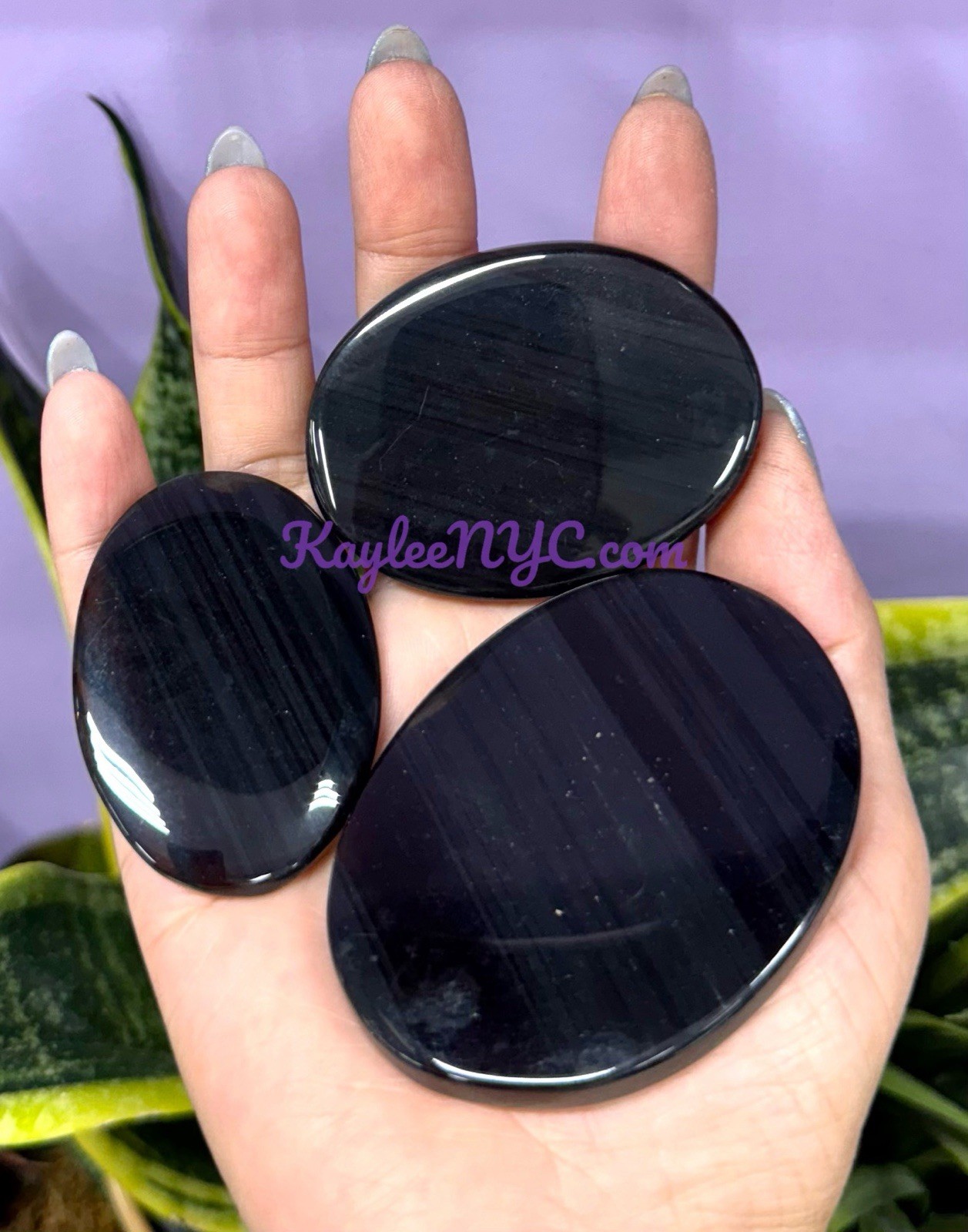Wholesale Lot 12 PCs Natural Hematite Palm Stone Crystal Healing Energy.