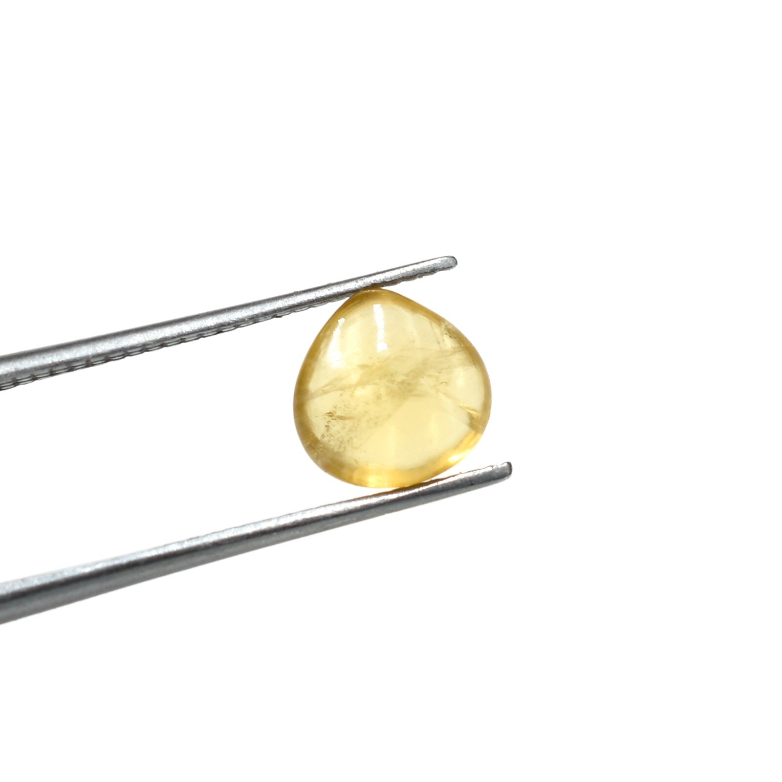 Natural Smooth Citrine Gemstone For Jewelry Making Handmade Healing Birthstone