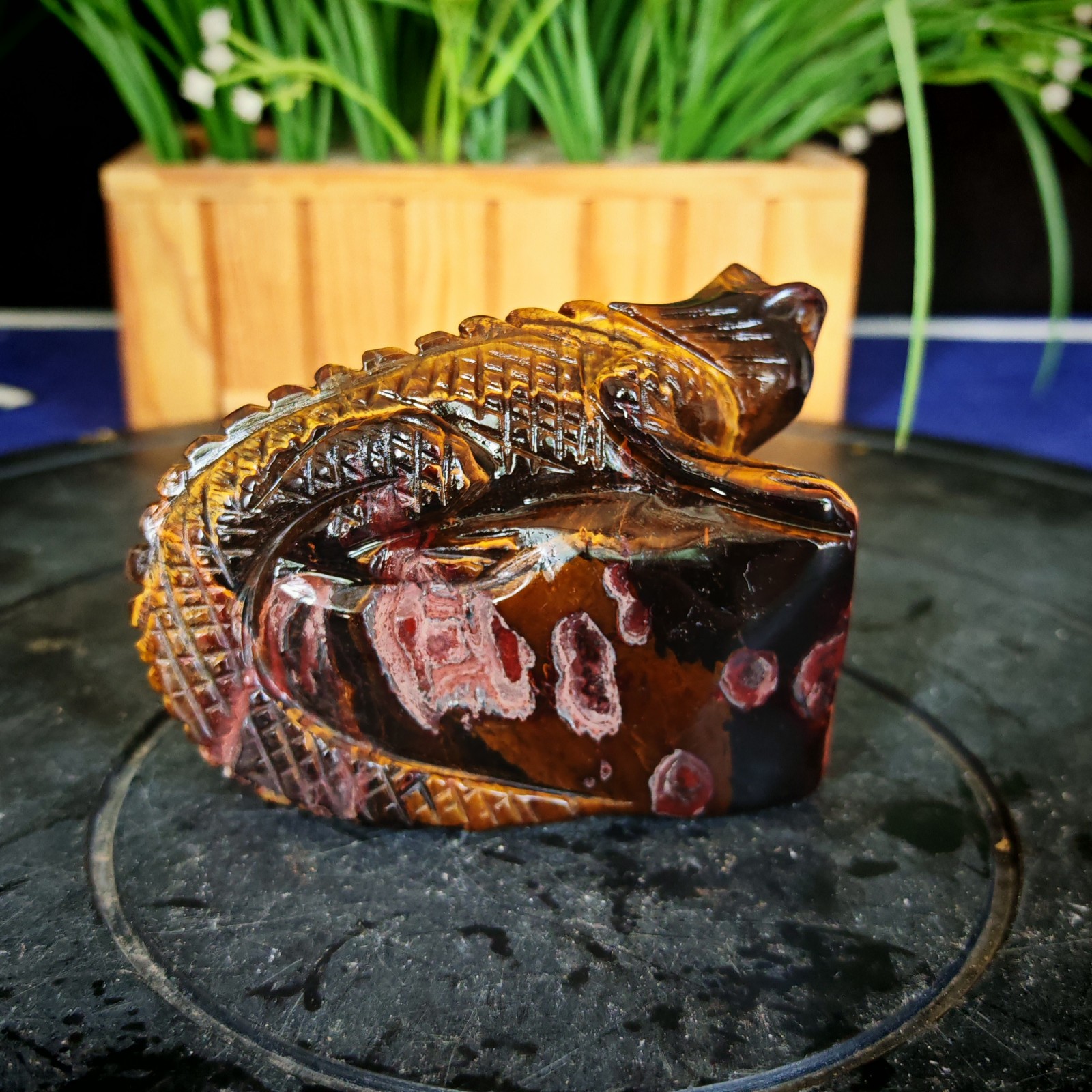 1.10LBTop natural crystal hand carved therapeutic artwork0.50kg