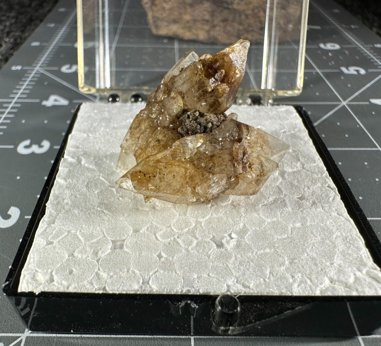 ➤ 1-3/8″ DOGTOOTH CALCITE CLUSTER Pleasant Ridge Rensselaer Indiana VIDEO➤434